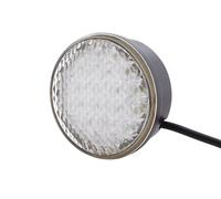 HELLA 2NE 959 011-501 Retronebbia, LED, 12/24V, Montaggio, interno, colore diffusore luce cristallino, Cavo 2500mm, Spina estremità del cavo aperta, posteriore