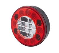 HELLA VALUEFIT 2NR 357 027-051 Luce posteriore, LED, 24/12V, Montaggio, esterno/avvitato, colore diffusore luce bianco/rosso, Spina estremità del cavo aperta, Sx/Dx, Quantità 1