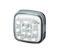 HELLA Luce di posizione - Shapeline Tech - LED - 24V / 12V - incollato/Montaggio, esterno - SAE/ADR/GGVS - Colore diffusore luce: grigio - Cavo: 250mm - 2PF 013 323-251