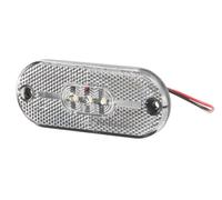 HELLA VALUEFIT Luce di posizione - LED - 12V - Montaggio, esterno/Raccordo a vite - Colore diffusore luce: cristallino - anteriore - Quantità: 1 - 2PG 357 009-021