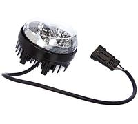 HELLA 2PT 009 599-131 LED-Luce guida diurna, 90mm, 12/24V, rotondo, colore diffusore luce cristallino, colore luce LED bianco, Cavo 500mm, Spina AMP, Sx, Quantità 1