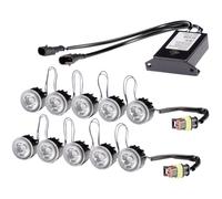 Hella 2PT 010 458-701 Luce di marcia diurna LED (monocolore) (Ø x P) 30 mm x 20