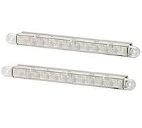 HELLA 2PT 980 680-801 LED-Kit luce guida diurna, 12V, rettangolare, Montaggio, interno, colore diffusore luce cristallino, Cavo 2500mm, Frontale d. veicolo, Serie / Kit