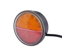 HELLA 2SD 959 010-201 Luce posteriore, LED, 24/12V, avvitato/avvitato, colore diffusore luce rosso, Cavo 2500mm, Spina estremità del cavo aperta, Dx/Sx, Quantità 1