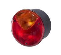 HELLA 2SD 964 169-111 Luce posteriore, Lampadine, 24/12V, Montaggio, esterno/avvitato, colore diffusore luce rosso/giallo, Spina Spina piatta, Dx/Sx, Quantità 1