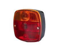 HELLA 2SE 002 514-171 Luce posteriore, Lampadine, 24/24V, Montaggio, esterno/avvitato, colore diffusore luce rosso/giallo, Spina Contatto a vite, Sx/Dx, Quantità 1