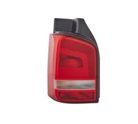 HELLA 2SK 010 318-071 Luce posteriore, Lampadine, cristallino/rosso ECE/CCC, Sx