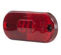 HELLA VALUEFIT 2TM 357 009-111 Luce posizione posteriore, LED, 24V, Montaggio, esterno, colore diffusore luce rosso, Cavo 150mm, Spina Manicotto spina piatta, Sx/Dx, Quantità 1