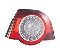 HELLA 2VA 009 246-141 Luce posteriore, LED, cristallino/rosso, Sezione esterna ECE, Dx