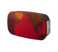 HELLA 2VB 998 232-211 Luce posteriore, Lampadine, 12V, Montaggio, esterno/avvitato, colore diffusore luce bianco/rosso, Spina Spina Schuko, Sx, Quantità 1