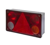 HELLA 2VP 340 400-141 Luce posteriore, Lampadine, Montaggio, esterno/avvitato, colore diffusore luce policromo, Spina Spina piatta, Dx, Quantità 1