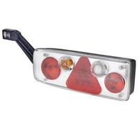 HELLA Luce posteriore - EasyConn II Hybrid - Ibrida - 24V - Montaggio, esterno/avvitato - ECE/ADR/GGVS/Senza SAE - Colore diffusore luce: cristallino - Spina: 7-pol (ECon) - Sx - 2VP 340 940-111