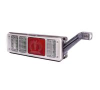 HELLA 2VP 340 960-241 Luce posteriore "Krone", LED, 24V, Montaggio, esterno, avvitato, Colore diffusore luce: cristallino, Spina: EasyConn, Spina: Maschio, Dx, Quantità: 1