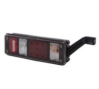 HELLA 2VP 340 961-441 Luce posteriore, Ibrida, 24V, Montaggio, esterno, avvitato, Colore diffusore luce: cristallino, Spina: Superseal 4 x 2, DIN-Bajonett 1 x 7, Spina: Maschio, Dx, Quantità: 1
