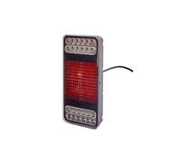 HELLA 2VP 345 900-231 Luce posteriore, Coluna, 24/12V, Montaggio, esterno/avvitato, colore diffusore luce cristallino, Cavo 500mm, Dx/Sx, Quantità 1