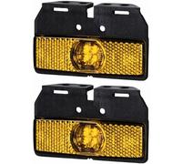 Hella 2x LED Luci di Demarcazione Laterali 24V Camion Trailer Rimorchio