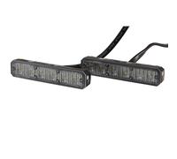 HELLA LED Luce identificazione lampeggiante - BST - 12V / 24V - bianco - Montaggio, esterno/Raccordo a vite - Cavo: 860mm - Spina: estremità del cavo aperta - Kit - Quantità: 2 - 2XD 012 160-881