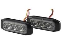 HELLA 2XD 014 563-901 LED-Luce identificazione lampeggiante, BST-Slim, 12/24V, bianco, Raccordo a vite/Montaggio, esterno, Cavo 250mm, Kit