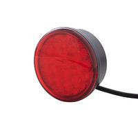 HELLA 2XD 959 010-021 LED-Spia luminosa, Multi F 83mm, 12/24V, rosso, rotondo, Montaggio, interno