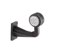 HELLA VALUEFIT 2XS 357 005-031 Luce permietrale, LED, 12/24V, curvato/piegato, Sx/Attacco laterale