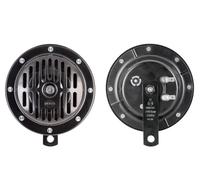 HELLA Clacson - HELLA HEAVY DUTY HORN DL50-24V - 114dB(A) - Gamma frequenze: 380Hz - Tono alto/Tono basso - elettrico - ECE - Colore alloggiamento/sede: nero - Quantità: 1-3CA 004 811-031