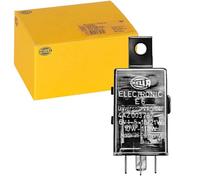 HELLA 4AZ 003 787-051 Intermittenza di lampeggio, 6V, 4a... poli, Montaggio, esterno/infilato, elettronico, con supporto