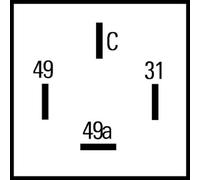 Hella 4DM 009 492-001 Freccia - 24V - 4-polig