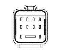 HELLA 4RV 008 188-461 Centralina, Tempo incandescenza - 12V - 9a... poli - Con emissione bagliore residuo - N° cilindri: 4