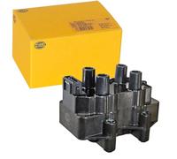 HELLA Bobina accensione 5DA193175-421 4 poli 12 V bobina blocco ricambio motore