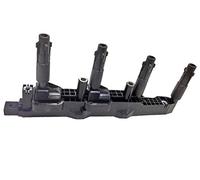 HELLA 5DA 358 000-191 Bobina d'accensione, 12V, 3a... poli, Bobina d'accensione blocco, avvitato