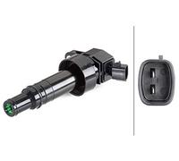 HELLA 5DA 358 057-821 Bobina d'accensione, 2a... poli, Bobina di accensione cavità candela, avvitato