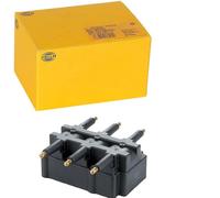HELLA 5DA 358 168-241 Bobina di accensione - 12V - Connettore a 4 pin - Imbullonato