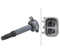 HELLA 5DA 358 168-611 Bobina di accensione - 12V - Connettore a 2 pin - Imbullonato