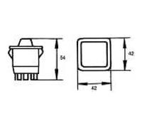 HELLA 6GM 500 212-012 Interruttore/Comando/Innesto, Comando pressione, 12V - NUO