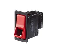 HELLA Interruttore, Lampeggiatore d'emergenza - 24V - Variante di dotaz.: I-0 - N° raccordi: 7 - Montaggio, interno - con funzione confort - Marcatura colore: rosso - 6HH 004 570-591