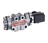 HELLA 6NW 358 189-071 - Elettrovalvola, cilindro di commutazione, 24 V, 2 poli, quantità: 1