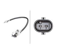 HELLA 6PK 010 394-901 Sensore, Management batteria, 12V, avvitato, Cavo 370mm