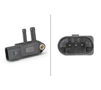HELLA 6PP 009 409-241 Sensore, Pressione gas scarico per AUDI,MITSUBISHI,SKODA,V