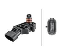 HELLA 6PP 358 152-121 Sensore, Pressione alimentazione per CHEVROLET