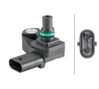 HELLA 6PP 358 152-401 Sensore, Pressione collettore d'aspirazione, 3a... poli, avvitato
