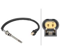 HELLA 6PT 358 181-551 Sensore, temperatura gas di scarico - connettore a 2 poli