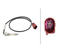 HELLA 6PT 358 181-651 Sensore, Temperatura gas scarico