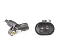 HELLA Sensore, N° giri ruota compatibile con AUDI SEAT SKODA VW HITACHI