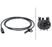 HELLA 6PU 012 679-641 Sensore, N° giri ruota, 12V, 2a... poli, Assale anteriore