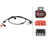HELLA 6PU 012 806-921 Sensore, N° giri ruota per AUDI,SKODA,VW