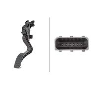 HELLA 6PV 010 175-741 Sensore, Posizionamento pedale acceleratore, per veicolo con guida a Sx, 6a... poli, Cambio manuale