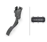 HELLA 6PV 934 516-701 Sensore, Posizionamento pedale acceleratore - per veicolo con guida a Sx - 6a... poli - Cambio manuale