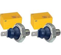 HELLA 6ZL 003 259-641 Interruttore a pressione olio, 12V, 1a... poli, Spina piatta, Apritoio (Confezione da 2)