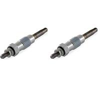 HELLA 8EG 008 498-211 Candeletta, Apert. chiave 12mm, Mod. candeletta Con emissione bagliore residuo/Candeletta ad asta, Spina Contatto a vite (Confezione da 2)