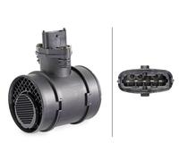 HELLA 8ET 358 095-071 Debimetro, 5a... poli, Bocchettone di tubo